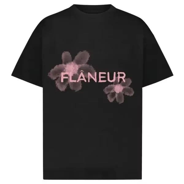 2026 New Summer Flaneur Homme Floral Graphic Brand Pattern Printed Luxury Brand Men 'and Women' T-shirts Top