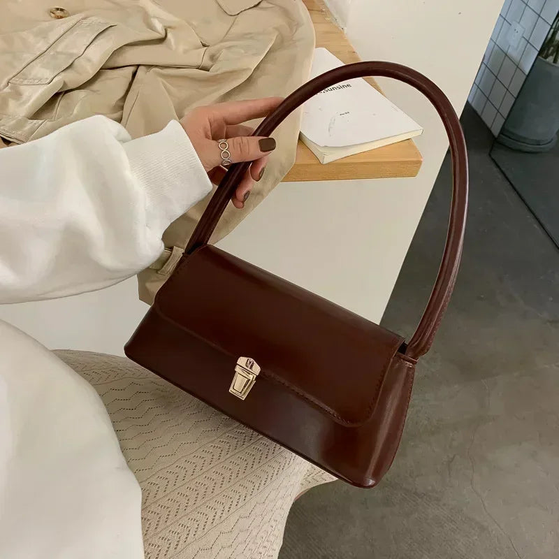 Minimalist Flap Shoulder Bag | Two Designs & Smooth PU Finish | Braviixx