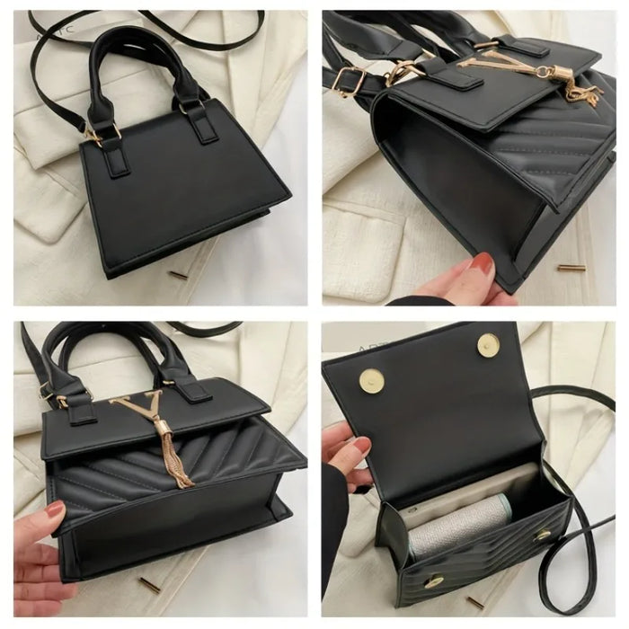 Women's Quilted Mini Satchel | Tassel Detail | Braviixx