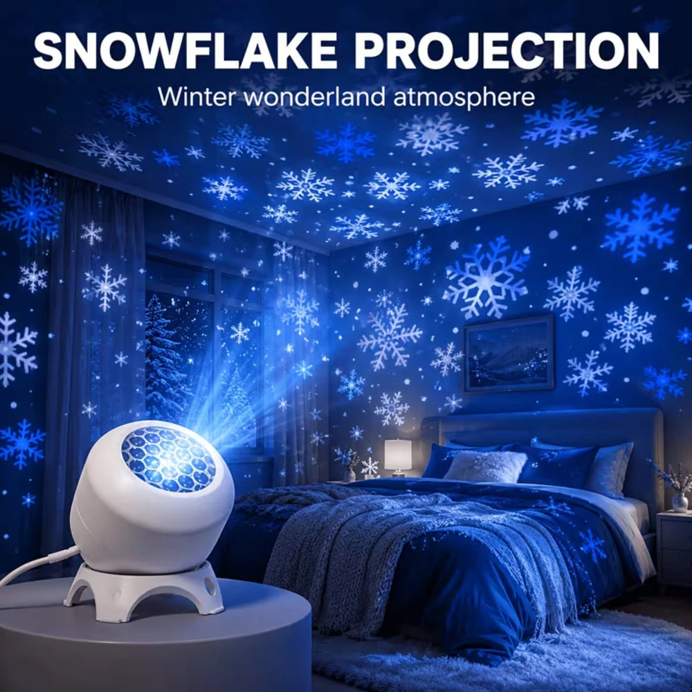8-in-1 Projection Lamp | Holiday & Ocean Themes | Braviixx