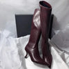 Women's Pointed-Toe Knee-High Boots | Sculpted Heel | Braviixx
