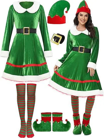 Women's Christmas Dress Costume Set | Braviixx