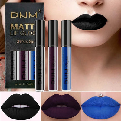 3-Piece Matte Liquid Lipstick Set | 10 Color Combinations | Braviixx