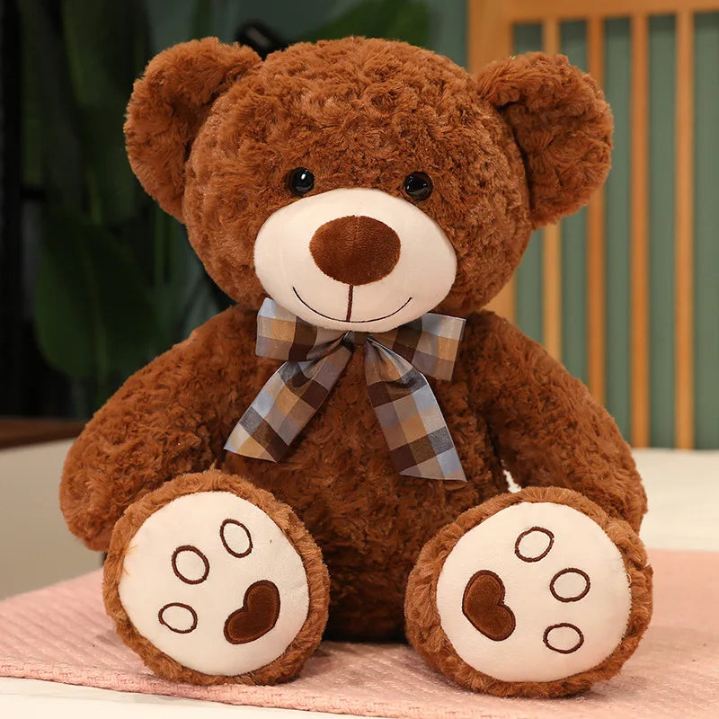Classic Plush Teddy Bear with Bow Tie | 35–60cm | Braviixx