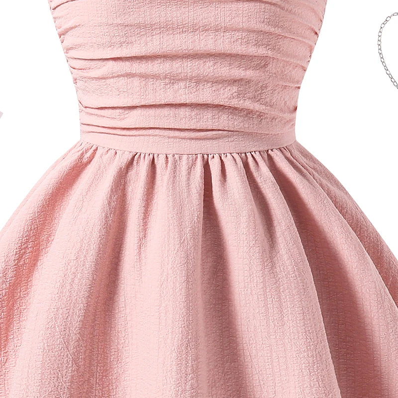 Girls’ Sleeveless Pleated A-Line Dress | Braviixx