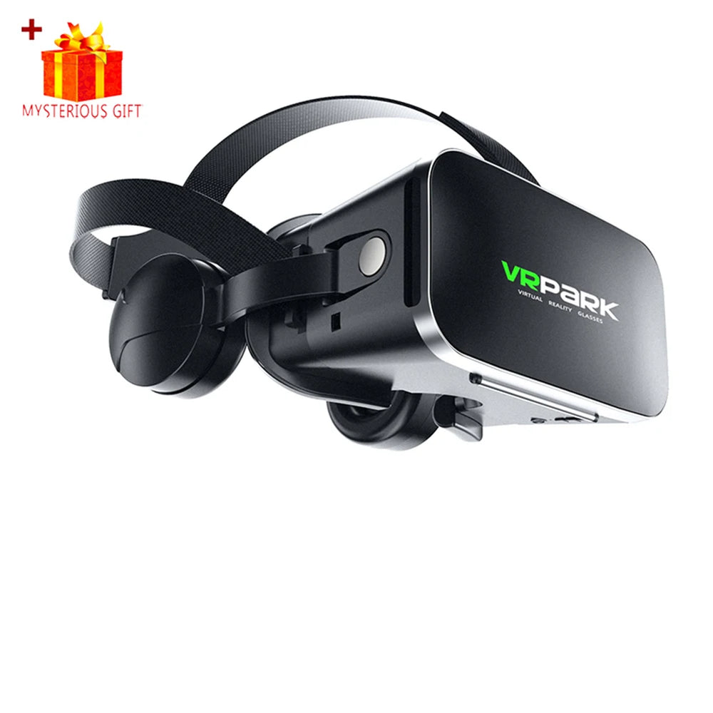 3D VR Headset with Bluetooth Headphones | Virtual Reality Glasses with Controller Bundles | Braviixx