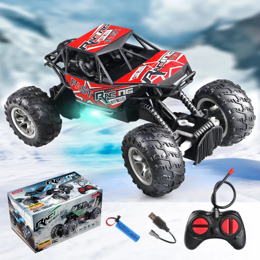 4-Channel Off-Road RC Car with Lights | Braviixx