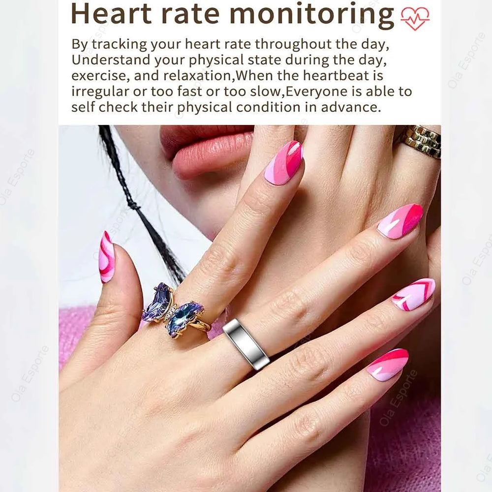 Smart Ring with Heart Rate, SpO₂ & Sleep Tracking | Braviixx