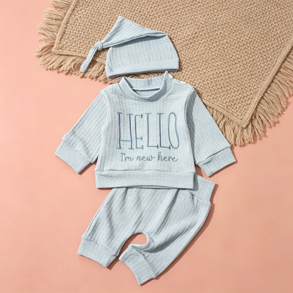 “Hello” Newborn Photo Romper | Braviixx