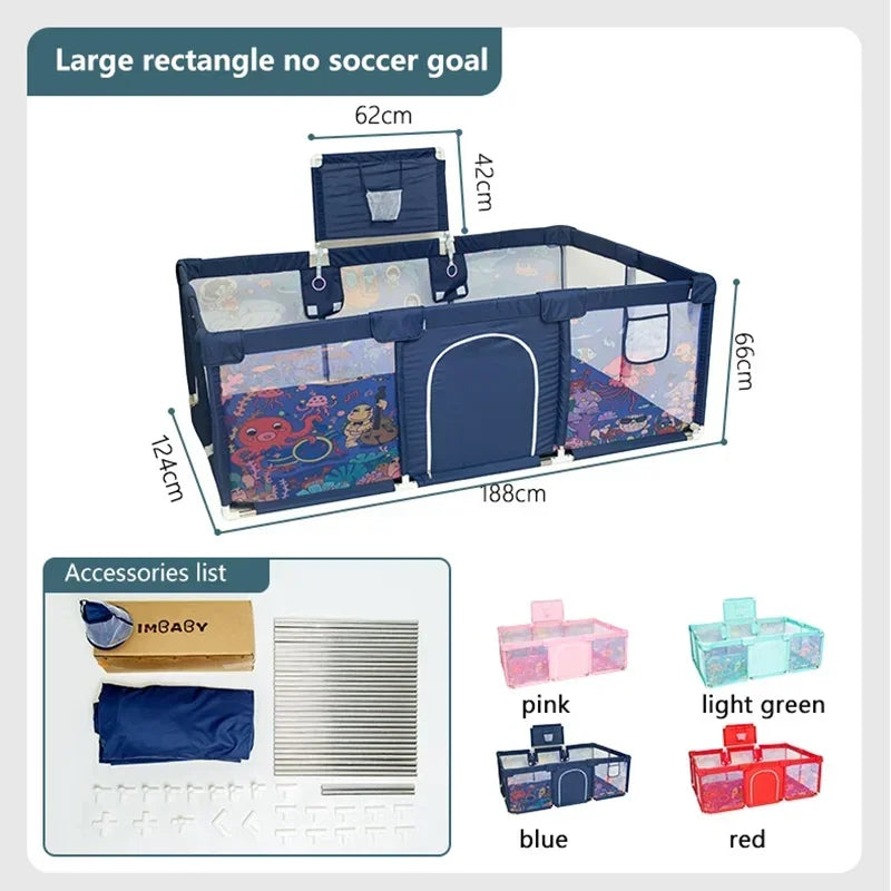 Large Fabric Baby Playpen | Braviixx