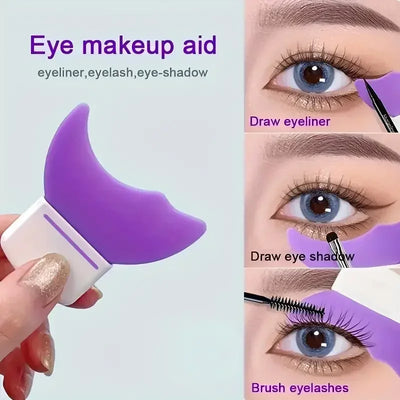 Silicone Mascara Shield & Eye Makeup Guard | Reusable Eyelid Protector Tool