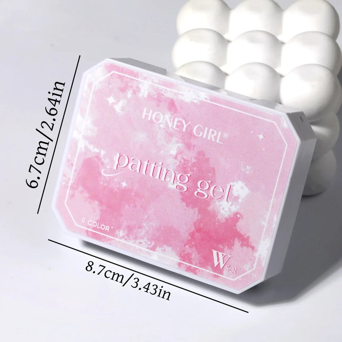 9-Color Solid Nail Polish Palette | Braviixx