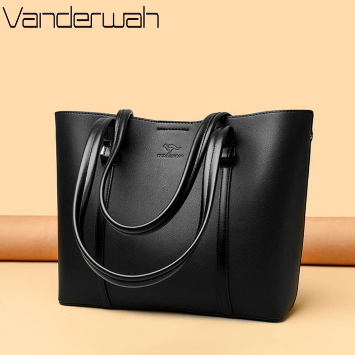 Shoulder Tote Bag | Twin Handles & Zip Closure | Braviixx