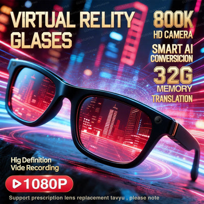8MP AI Camera Smart Glasses with Bluetooth Audio | Braviixx