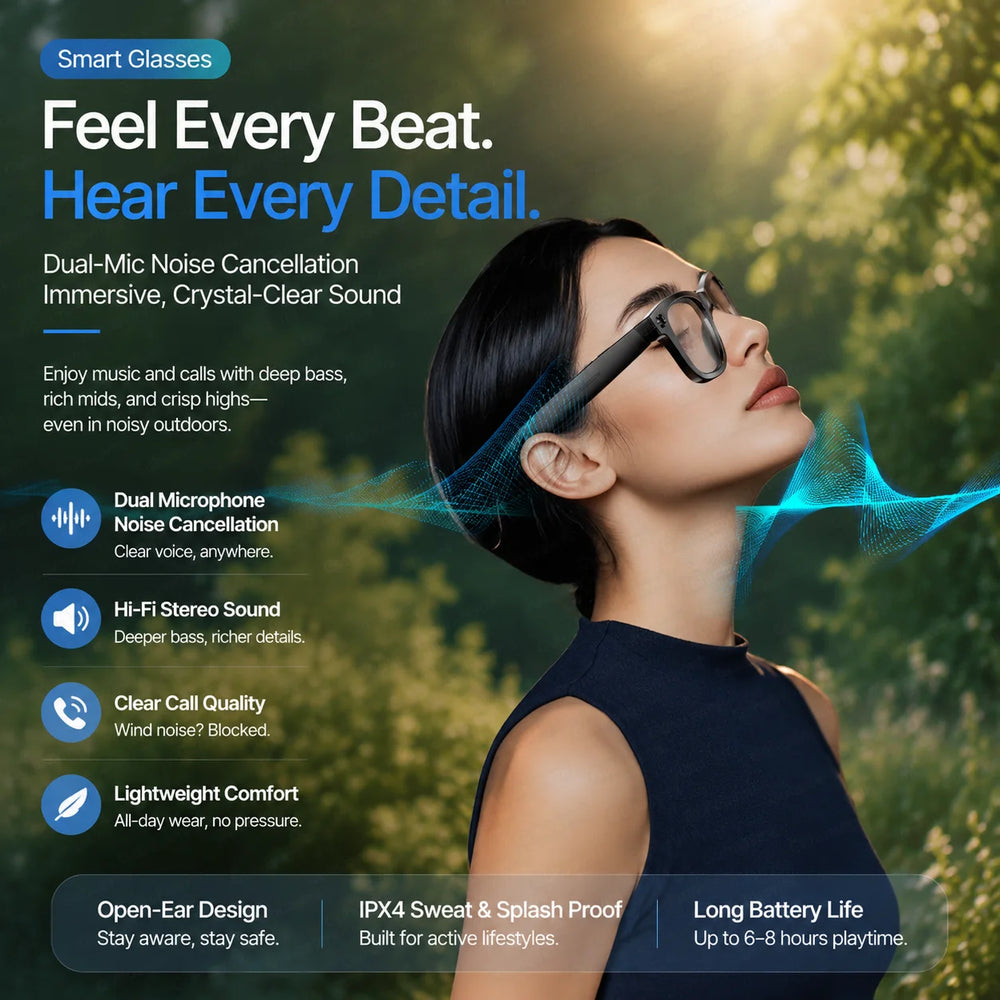 W610T Camera Smart Glasses with AI Translation | Braviixx