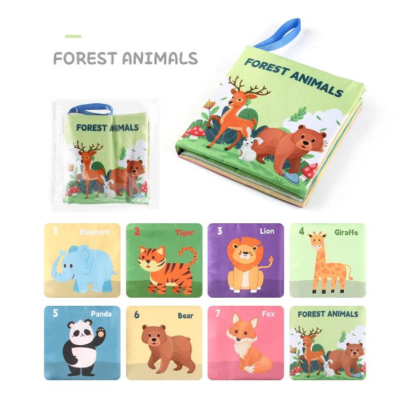 Touch-and-Feel Cloth Book – 6 Themes | Braviixx