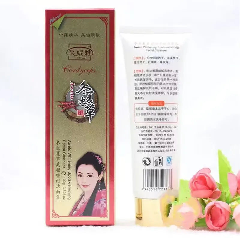 Whitening Cream Skin Care Set | Face Cream & Cleanser for Dark Spots | Braviixx
