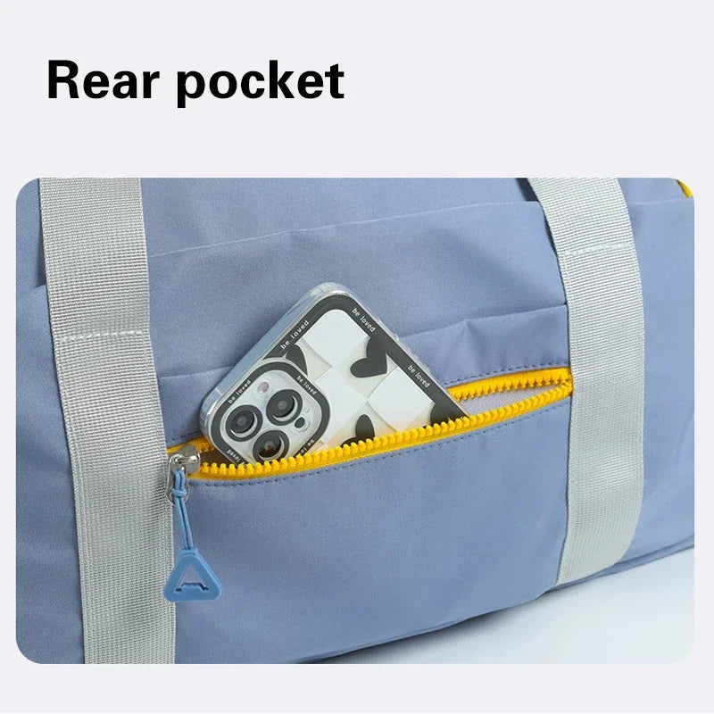 Colourblock Gym Duffel Bag | Separate Shoe Compartment | Braviixx