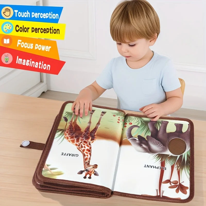 Animal Touch-and-Feel Cloth Book | Braviixx