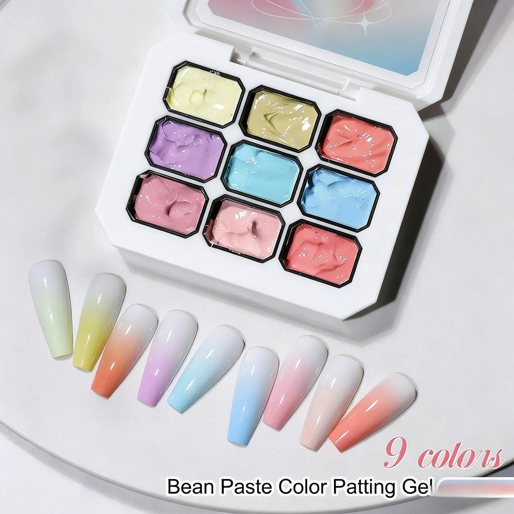 9-Color Solid Nail Polish Palette | Braviixx