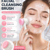 Silicone Facial Cleansing Brush, Double-Sided Deep Clean & Exfoliating Face Scrubber for Glowing Skin, Skin Care Tool