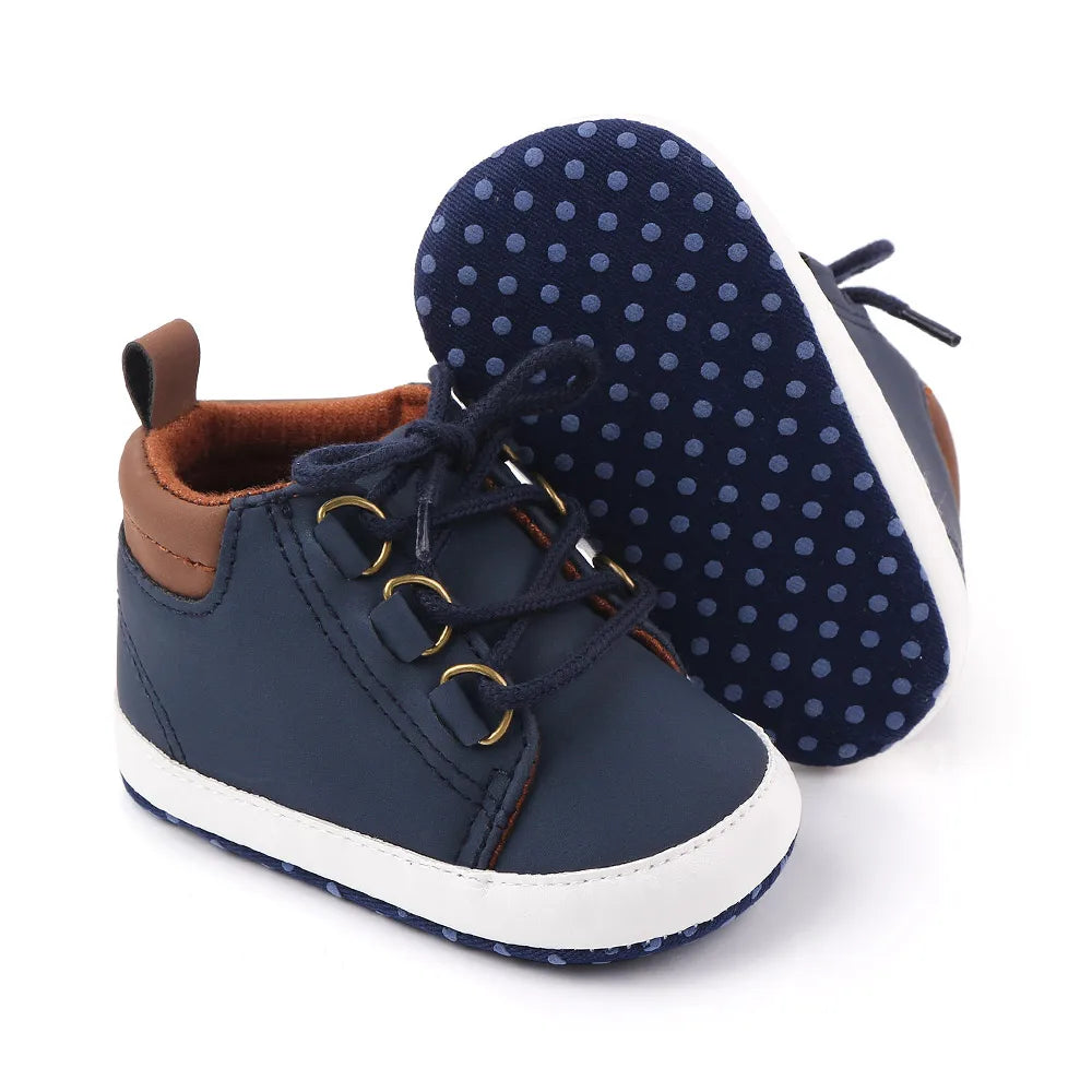 Above-Ankle Soft-Sole Baby Shoes | Braviixx