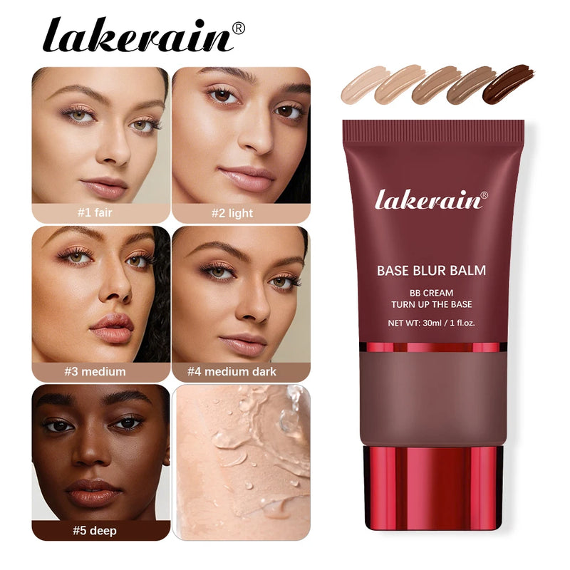 5 Colors Matte Liquid Foundation | Sweat-Resistant, Lightweight & Full Coverage
