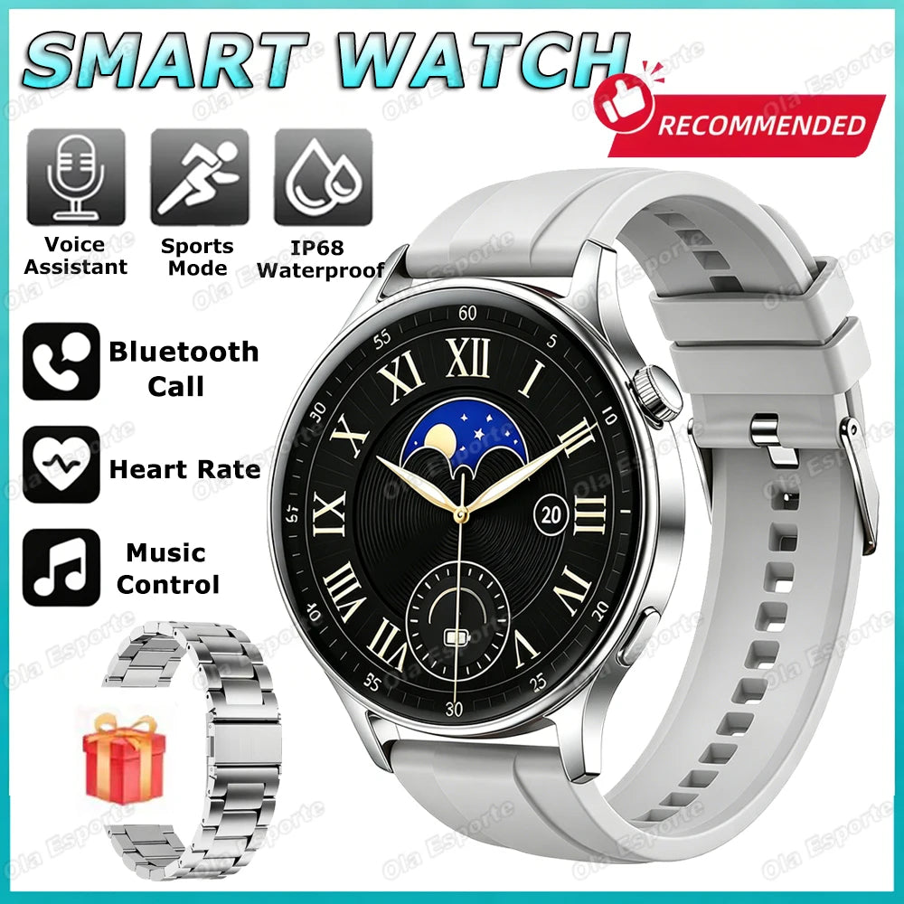AMOLED Smart Watch with Voice Calling & 360×360 HD Display | Braviixx