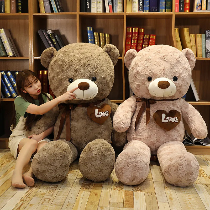 Large 60cm Teddy Bear Plush Pillow | Love Gift | Braviixx