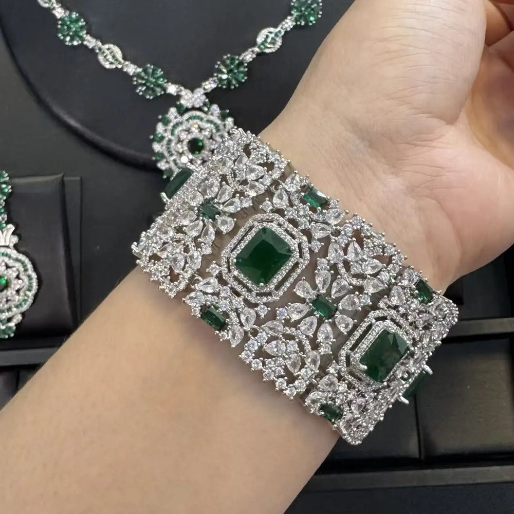 Green Drop Jewelry Set & Individual Pieces | Braviixx