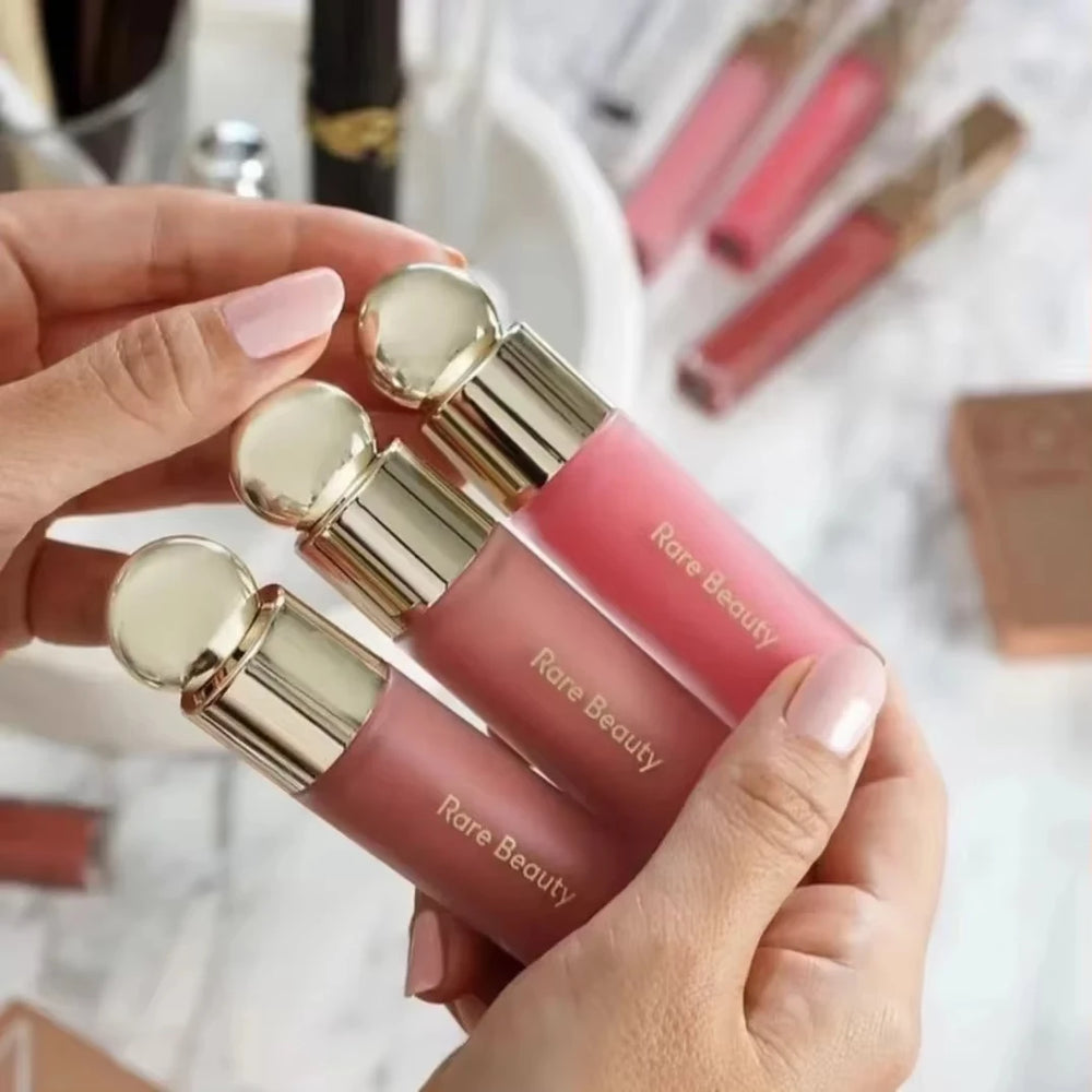 Liquid Blush & Lip Gloss Makeup Set | Waterproof Cheek Blusher & Plumping Lip Colour