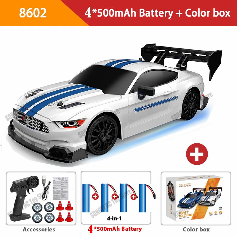 1:24 4WD RC Drift Car with LED Lights | Braviixx