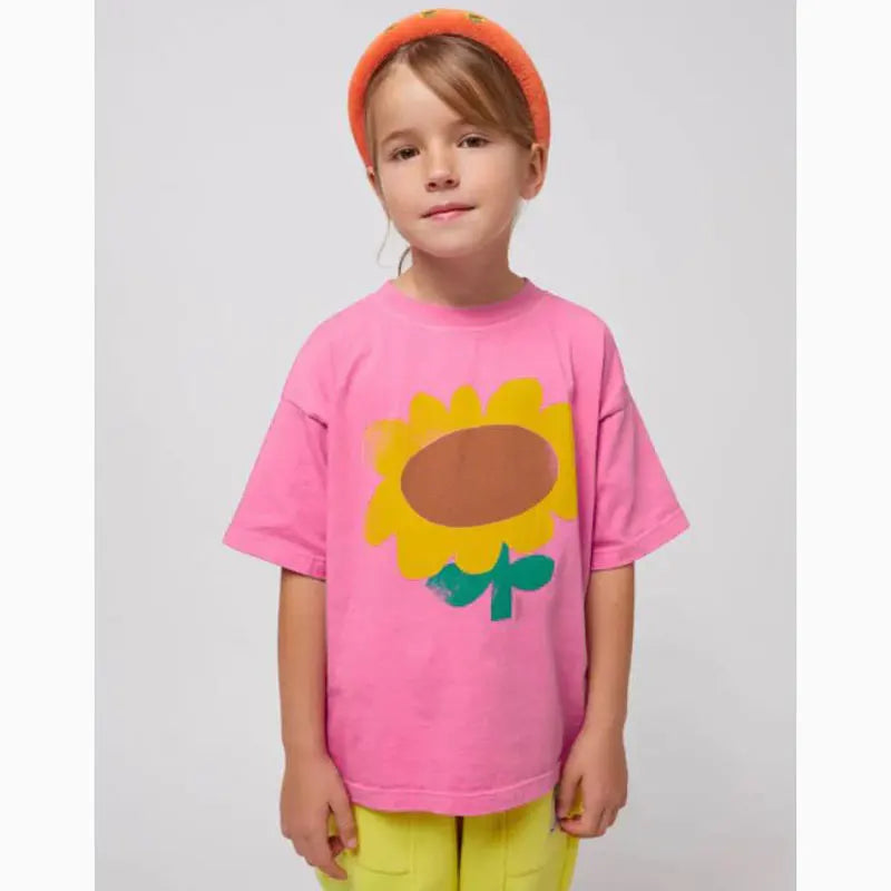 Boys T-shirts 2026 Summer Tops for Kids Short-sleeve Girls Tees Candy Color Children Shirts Cotton Teenager School Outfits