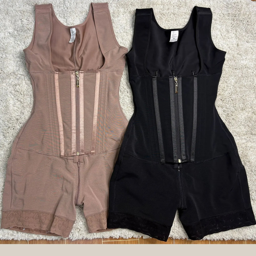 Colombian Faja Zip-Crotch Bodysuit | Firm Control | Braviixx