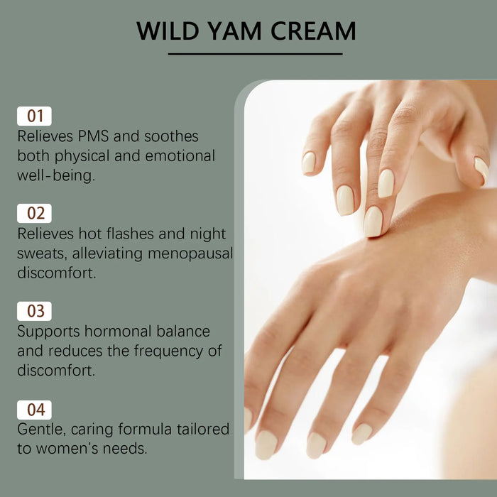 Wild Yam Body Cream | Soothing Massage Cream for Women | Braviixx