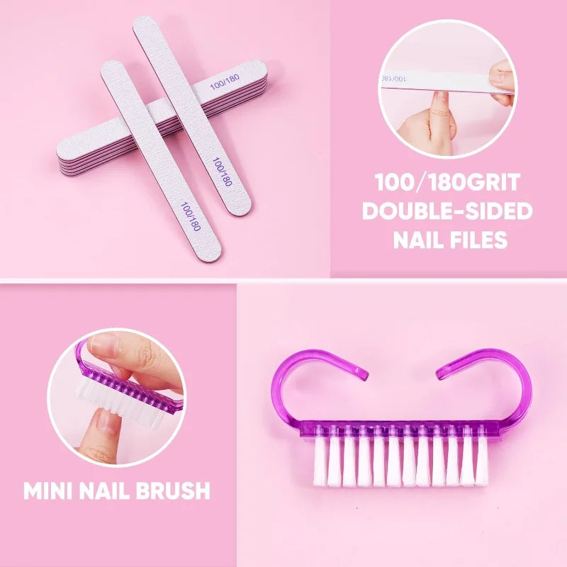 Manicure Nail Tool Kit, 10 or 15 Pieces | Braviixx