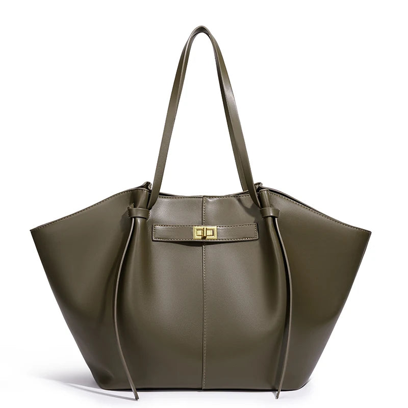 Wing-Shaped Tote Bag | Oversized PU | Braviixx