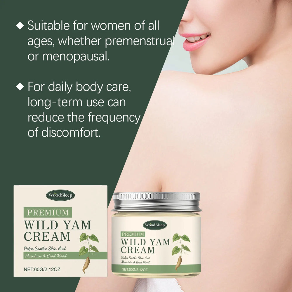 Wild Yam Body Cream | Soothing Massage Cream for Women | Braviixx