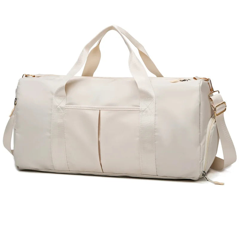 Women's Yoga & Travel Duffel Bag | Shoe Pocket & Luggage Sleeve | Braviixx
