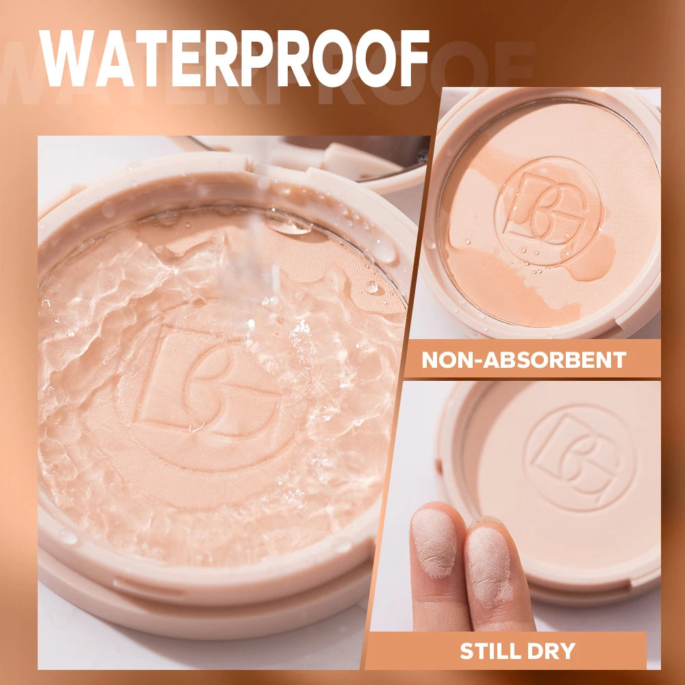 Oil Control Matte Pressed Face Powder | Long Lasting Flawless Setting Powder with Mirror | Braviixx