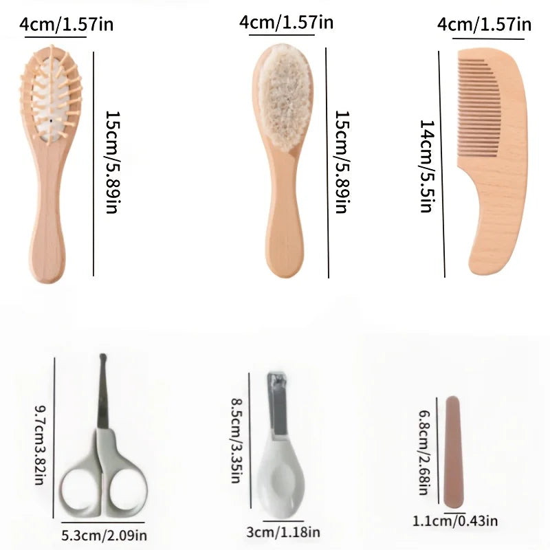 Six-Piece Baby Grooming Kit | Braviixx