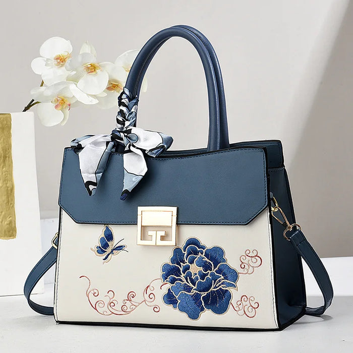 Women's Faux Suede Square Shoulder Crossbody Bag