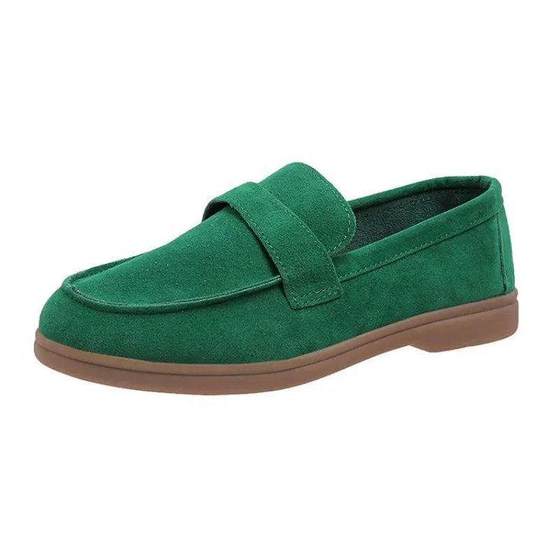Matte-Finish Loafers | Front Band & Slip-On Design | Braviixx