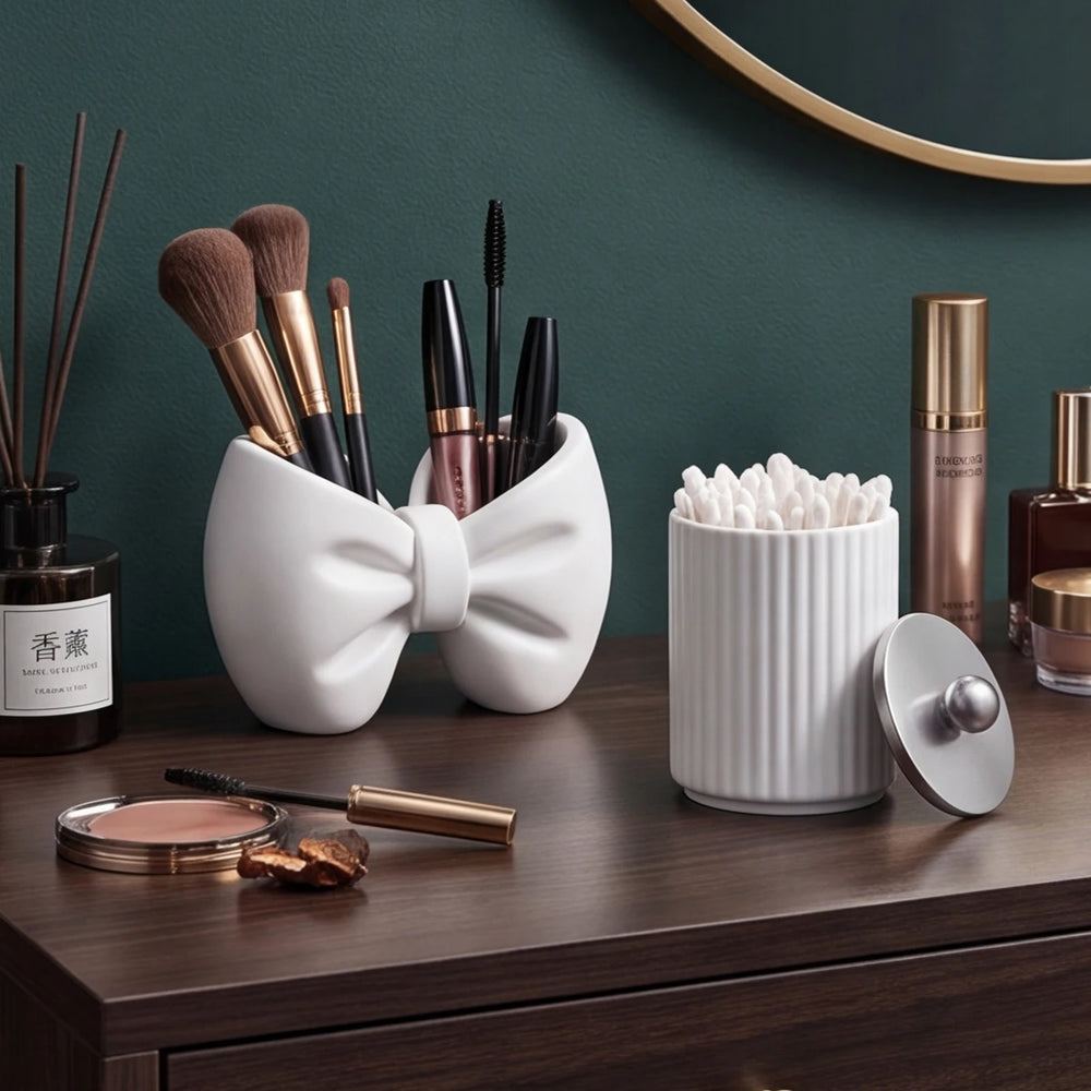 4-Piece Bathroom Counter Accessories Set | Braviixx