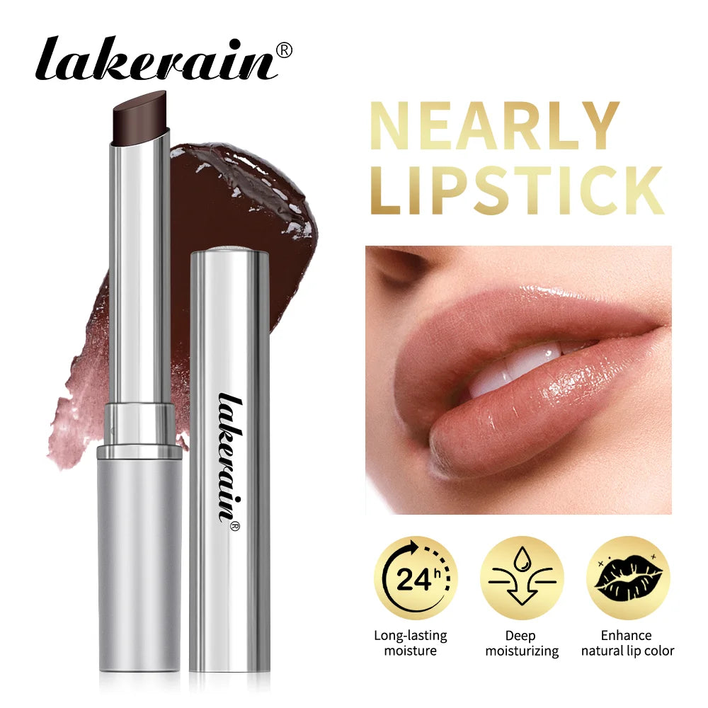 Lakerain Nearly Lipstick | Tinted Lip Balm Stick · Deep Moisturising · Natural Lip Colour | Braviixx