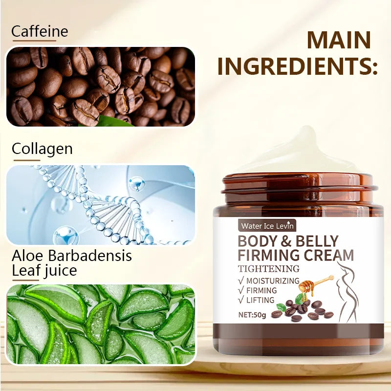 Abdominal Firming & Moisturising Cream | Deep Hydrating Skin Tightening Body Cream | Braviixx