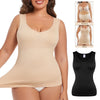 Womens Tummy Control Shapewear Tank Top with V Neck Seam-free Body Shaper Slimming Compression Tank Top