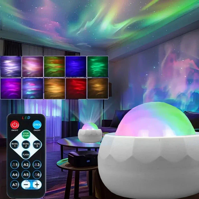 USB Aurora Galaxy Projector with Remote | Braviixx