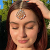 Rhinestone Maang Tikka | Teardrop Headpiece | Braviixx
