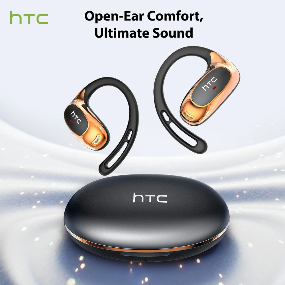 NE35 Open-Ear Bluetooth Earphones | Ear Hooks & Charging Case | Braviixx